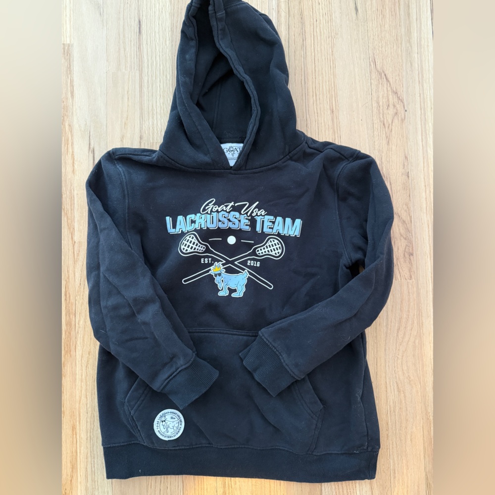 Kids Lacrosse Team Black Hoodie